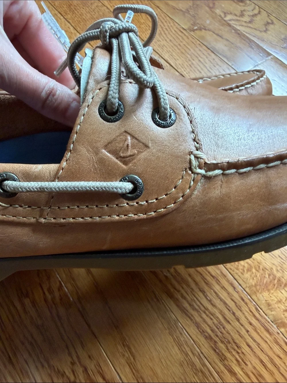 Sperry Brown Leather 2-Eye Boat Shoes